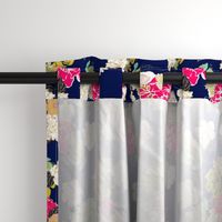 Jungle Passion navy extra large wallpaper for Jame