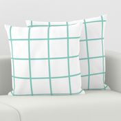 Grid white and mint large