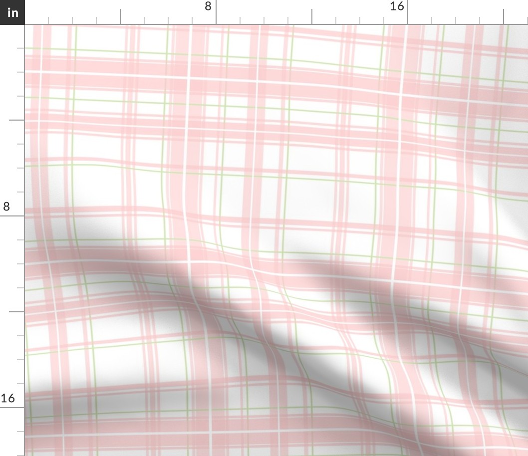 Lotte Tartan  in peony pink