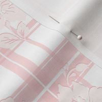 Lotte Tartan Floral in peony pink