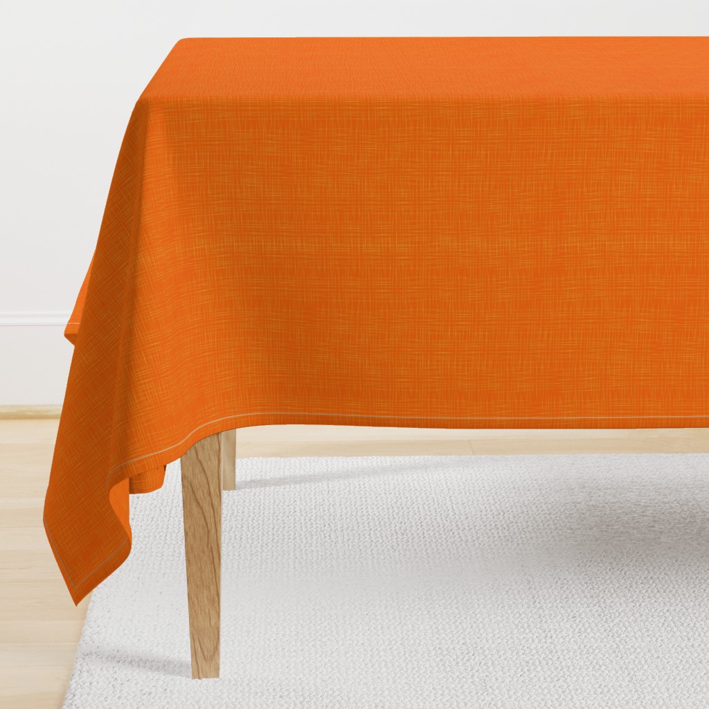 Faux Linen - Orange