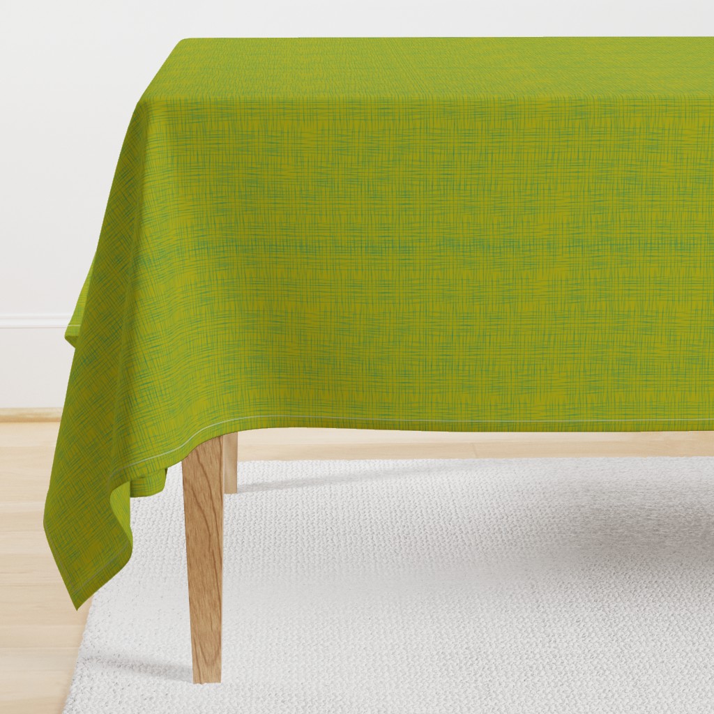 Faux Linen - Green