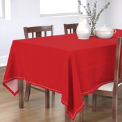 Faux Linen - Red