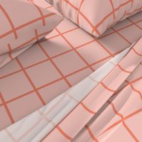 Pink and Coral Grid/Tile