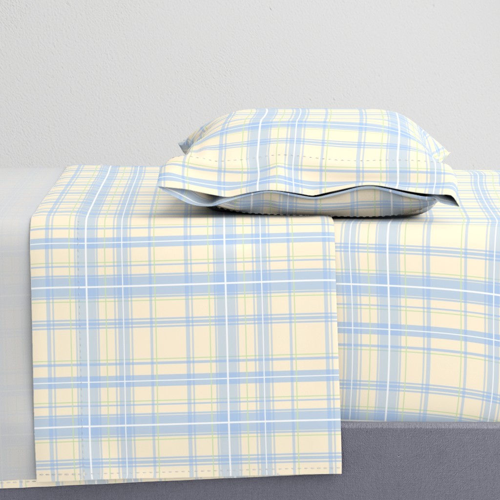 Lotte Tartan in buttercup yellow