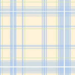 Lotte Tartan in buttercup yellow