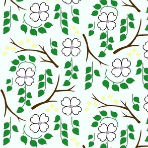 Dogwood for Spoonflower