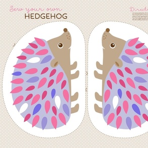 Hedgehog cut and sew