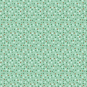 holiday wrapping paper (mint)