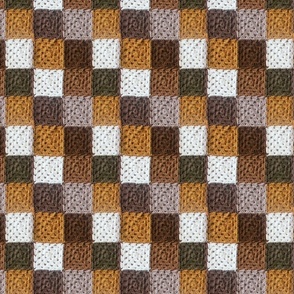 Neutral Squares Blanket