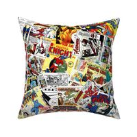 vintage comic book heroes - LARGE PRINT