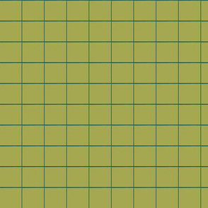 olive/teal grid