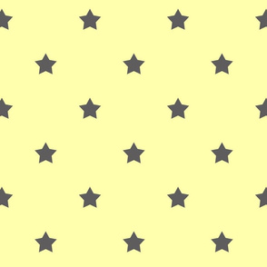 Yellow & Gray Stars 