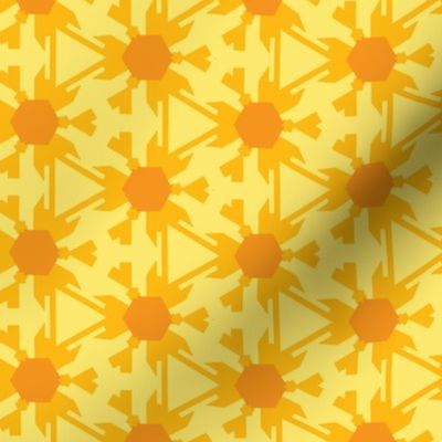 Stylized Yellow Daisies