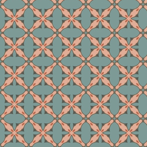 Pink and Blue Gothic Lattice