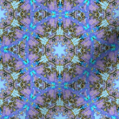 Marbelized Kaleidoscope Star, Lavender