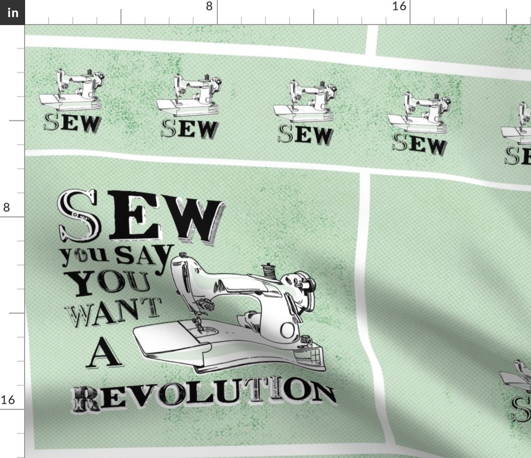 Sew Your Say you want a Revolution