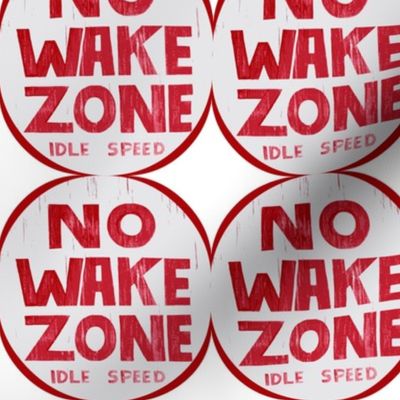 No Wake Zone