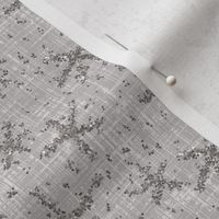 Sparkly stars on smoky gray linen weave by Su_G_©SuSchaefer