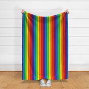 Stripes - Vertical - 2 inch (5.08cm) - Rainbow stripes with 0.15 inch (0.38cm) thick Black (#000000) Outlines