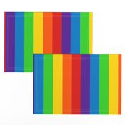 Stripes - Vertical - 2 inch (5.08cm) - Rainbow