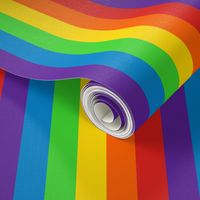 Stripes - Vertical - 2 inch (5.08cm) - Rainbow