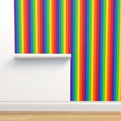 Stripes - Vertical - 2 inch (5.08cm) - Rainbow