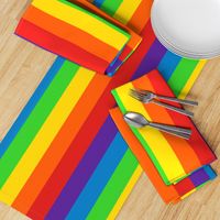 Stripes - Vertical - 2 inch (5.08cm) - Rainbow