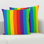 Stripes - Vertical - 2 inch (5.08cm) - Rainbow