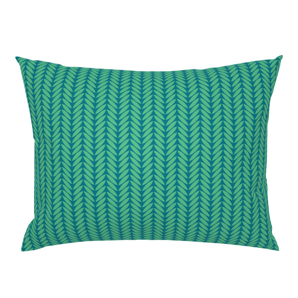 bird leaf teal green