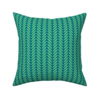 bird leaf teal green