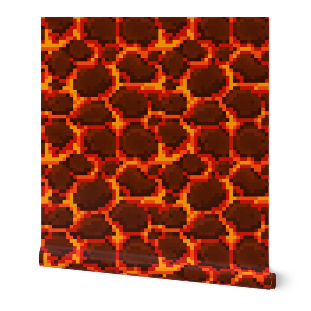 8-bit Lava Block Design Two