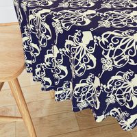 Squid Damask Navy