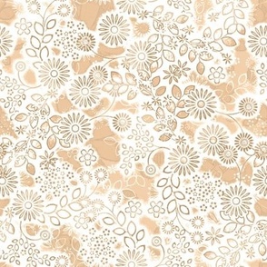 Floral Lace in flesh color