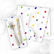 Watercolor Polka Dots - Multicolor