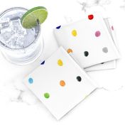 Watercolor Polka Dots - Multicolor