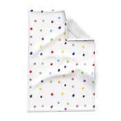 Watercolor Polka Dots - Multicolor