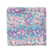 Rainbow Pastel Watercolor Moroccan Pattern