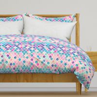 Rainbow Pastel Watercolor Moroccan Pattern