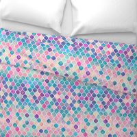 Rainbow Pastel Watercolor Moroccan Pattern