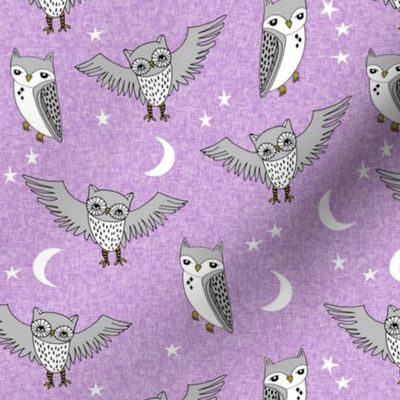 Night Owl - Lilac by Andrea Lauren 