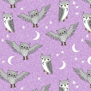 Night Owl - Lilac by Andrea Lauren 