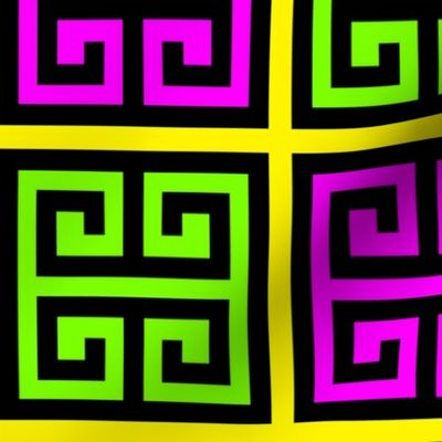 4 geometric greek keys decorative borders autumn winter a/w 2015 motifs meander labyrinth patterns architecture architectural neon   inspired