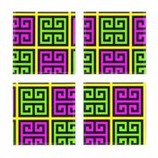 4 geometric greek keys decorative borders autumn winter a/w 2015 motifs meander labyrinth patterns architecture architectural neon   inspired