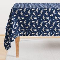 owl // moon stars sky night navy mint grey nursery cute 