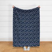 owl // moon stars sky night navy mint grey nursery cute 