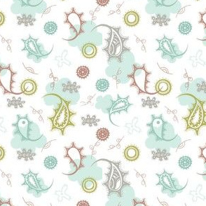 Swim, Microorganism Paisley Print
