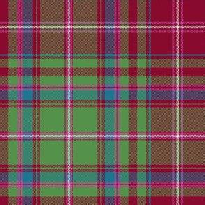 MacDougall tartan #2, 12"muted