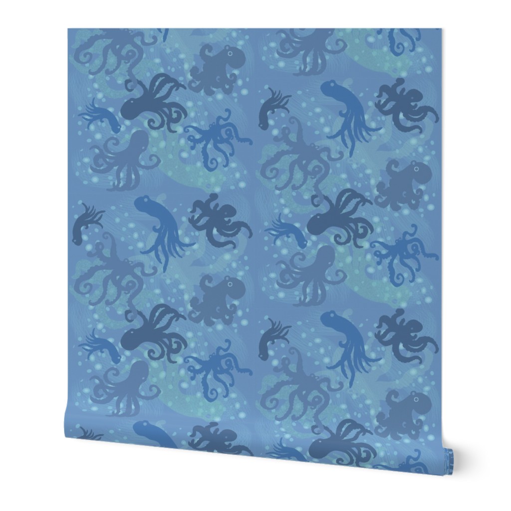 blue bubbly octopus