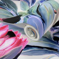 Painted Protea Floral - light version